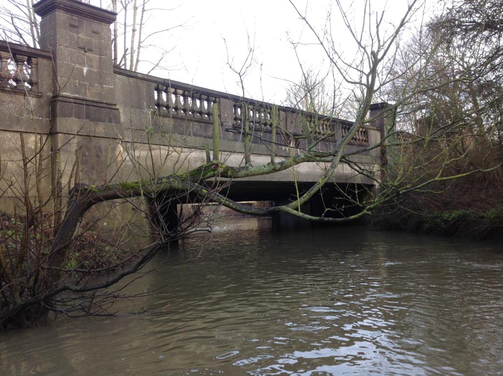 Widford Old bridge (southbound) side view